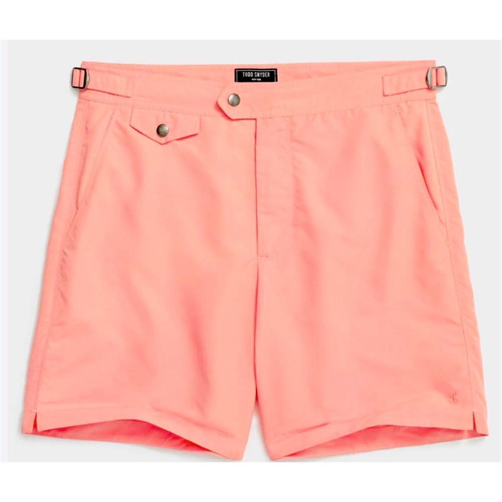 Todd Snyder Coral Men swim Shorts Size 34